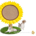 new round sisal sunflower cat climbing frame toy